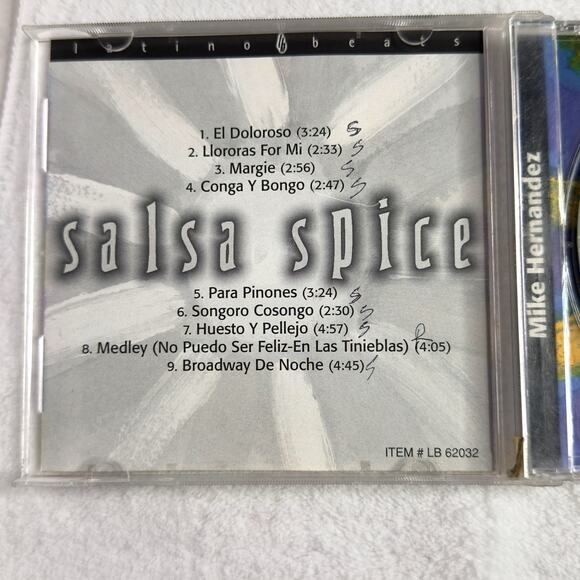 Mike Hernandez Salsa Spice CD 1999 Latino Beats Latin Dance Music Canada Import - Picture 4 of 6